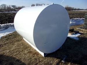 lot 12 image: 1000 Gallon Fuel Barrel
