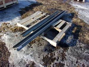 lot 37 image: 4- Metal U Channel Sign Posts