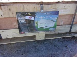 lot 38 image: Party Tent In Crate (UNUSED)
