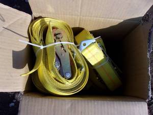 lot 59 image: 7- 2 Ratchet Tie Down Straps