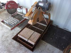 lot 62 image: Touch A Matic Elec 14 Wet Cutting Saw