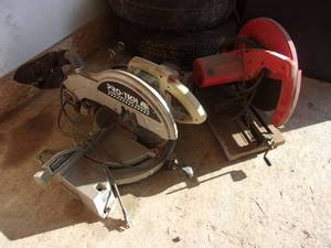 lot 83 image: 2- Electric Chop Saws