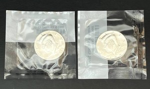 Sealed 2002-S Kennedy Half Dollar 90% Silver Proof Coin & Sealed 2004-S Kennedy Half Dollar 90% Silver Proof Coin