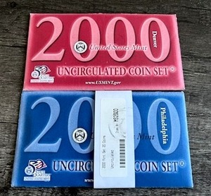 lot 67 image: 2000 U.S. Mint Uncirculated Coin Set