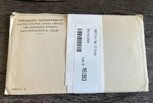 lot 78 image: 1963 U.S. Mint Uncirculated Coin Set 90% Silver