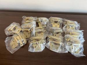 lot 29 image: Liberty Brass Cabinet Hinges