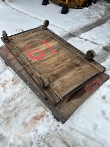 lot 45 image: heavy warehouse or shop cart