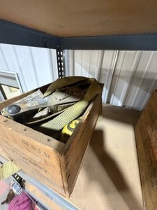 lot 50 image: Crate of Straps and Federal wood box