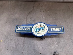 lot 79 image: Miller Time clock
