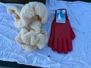 lot 114 image: Womens Gloves & Steering Wheel Cover