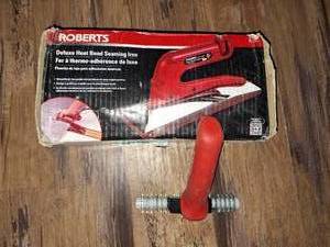 lot 54 image: Carpet seaming iron and roller