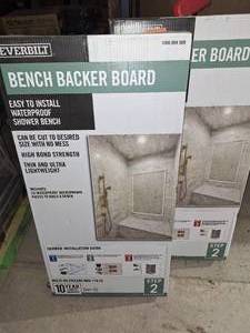 lot 60 image: 2 shower bench kits