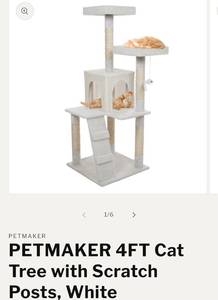 lot 90 image: Cat tower and litter