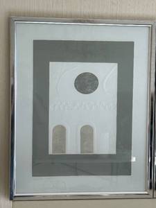 lot 50 image: Framed Numbered Art Print STUDY IN GREY IV by A. Wood - 142000