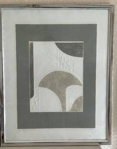 lot 51 image: Framed Study in Grey III - Edition 57300, 1979 Lithograph by A. Wood