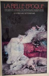 lot 68 image: La Belle Epoque Poster - Costume Institute & The Metropolitan Museum of Art (Dec 1982-Sept 1983)