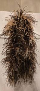 lot 78 image: Vintage Chestnut Brown Ostrich Feather Boa