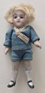 lot 103 image: Antique 20th Century German Bisque Miniature Doll