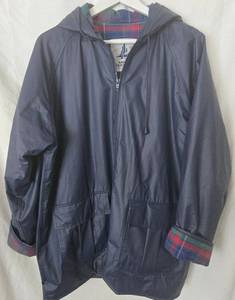lot 239 image: Misty Harbor Hooded Raincoat - Womens Size L (12-14)