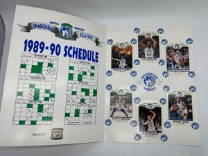 Minnesota Timberwolves Inaugural Season Player Cards Collector Set Folder