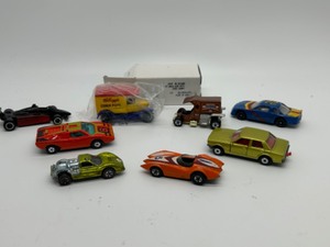 lot 350 image: Vintage HOT WHEELS Cars Second Wind Orange Red-Liner Ford J-Car Cortina & More Lot of 8