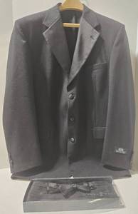Stafford Tuxedo Wool Jacket 42L & Lord West Cummerbund & Bow Tie - New