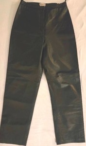Coldwater Creek Leather Pants - Vintage Black, Womens Size 12