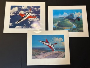 lot 383 image: Vintage Prints of The US Air Force & Belgian Air Force Fighter Jets F-16