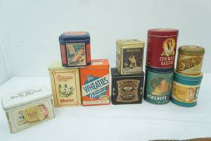 lot 98 image: Reproduction Vintage Tins 10ct (early 90s)