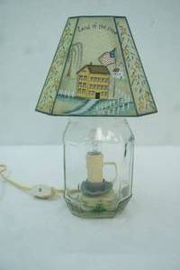 lot 127 image: Decorative Canning Jar Lantern