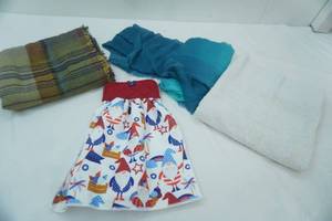 lot 152 image: Hot pad and Dishtowel Set, Scarves and More