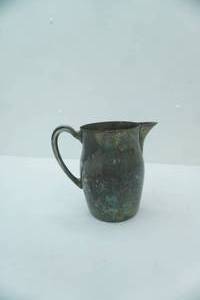 lot 168 image: Vintage Metal Pitcher (Silver over copper)