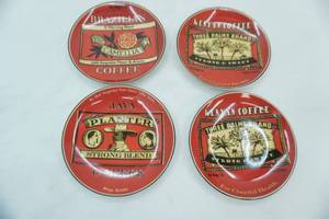 lot 199 image: World Market Java Plates. Set of 4