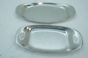 lot 204 image: Cromargan Stainless Steel Serving Trays