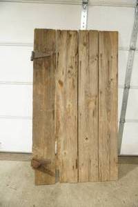 lot 350 image: AntiqueVintage Swinging Barn Door 38x 67.5