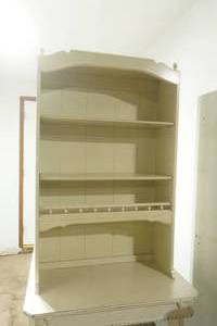 lot 372 image: Cabinet Top with 3 shelves 30x 11x 47