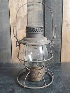 Fantastic Vintage Railroad Lantern Patent 1913
