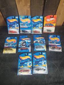 lot 9 image: 10 unopen Hot Wheels Blister packs 90s2000s&nbsp