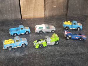 lot 26 image: 6 1970s Hot Wheels Race Cars &amp Trucks