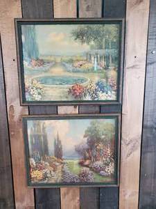 lot 45 image: Beautiful Early 20th century R. Atkinson, Lithographs Framed&nbsp