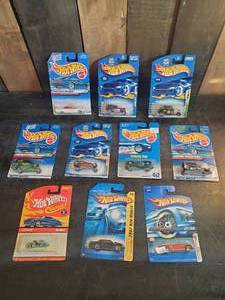 lot 74 image: 10 unopen Hot Wheels Blister packs 90s2000s&nbsp