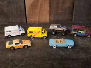 lot 88 image: 6 1980s Hot Wheels - Ambulances, Tall Ryder, Mustang Convertible and More