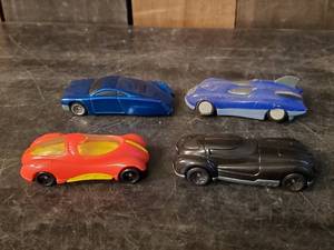 lot 90 image: 4 1990s Fancy Hot Wheels Cars - Solid
