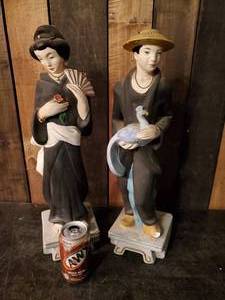 lot 101 image: Very Large Beautiful Asian Statues - Heavy