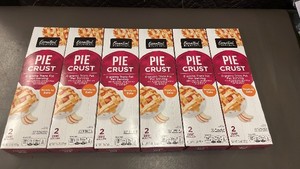 lot 42 image: G - Essentials Pie Crust Ready to Bake - 2 Count Rolled, 15 oz Each Box (Pack of 6)
