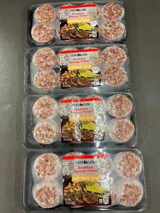 lot 130 image: H - Food Lion Breakfast Sausage Patties with Maple Syrup - 12 oz