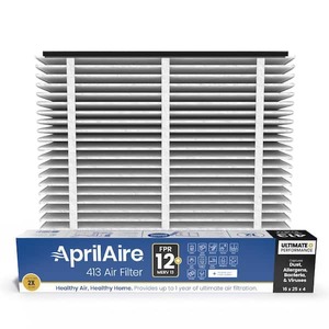 lot 122 image: (2) AprilAire 413 16 in. x 25 in. x 4 in. MERV 13 FPR 12 Pleated Filter For Air Cleaner Models 141016102410241634104400