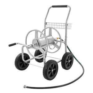 lot 139 image: VEVOR Hose Reel Cart Hold Up to 300 ft. of 58 in. Hose, Garden Water Hose Carts Mobile Tools with 4 Wheels