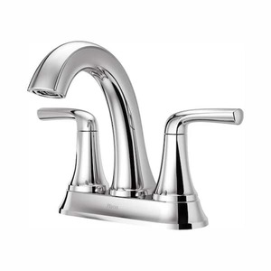 lot 172 image: Pfister Ladera 4 in. Centerset Double Handle Bathroom Faucet in Polished Chrome