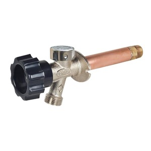lot 193 image: (12)  Prier Products 12 in. x 8 in. Brass MPT x SWT Half-Turn Frost Free Anti-Siphon Outdoor Sillcock Valve